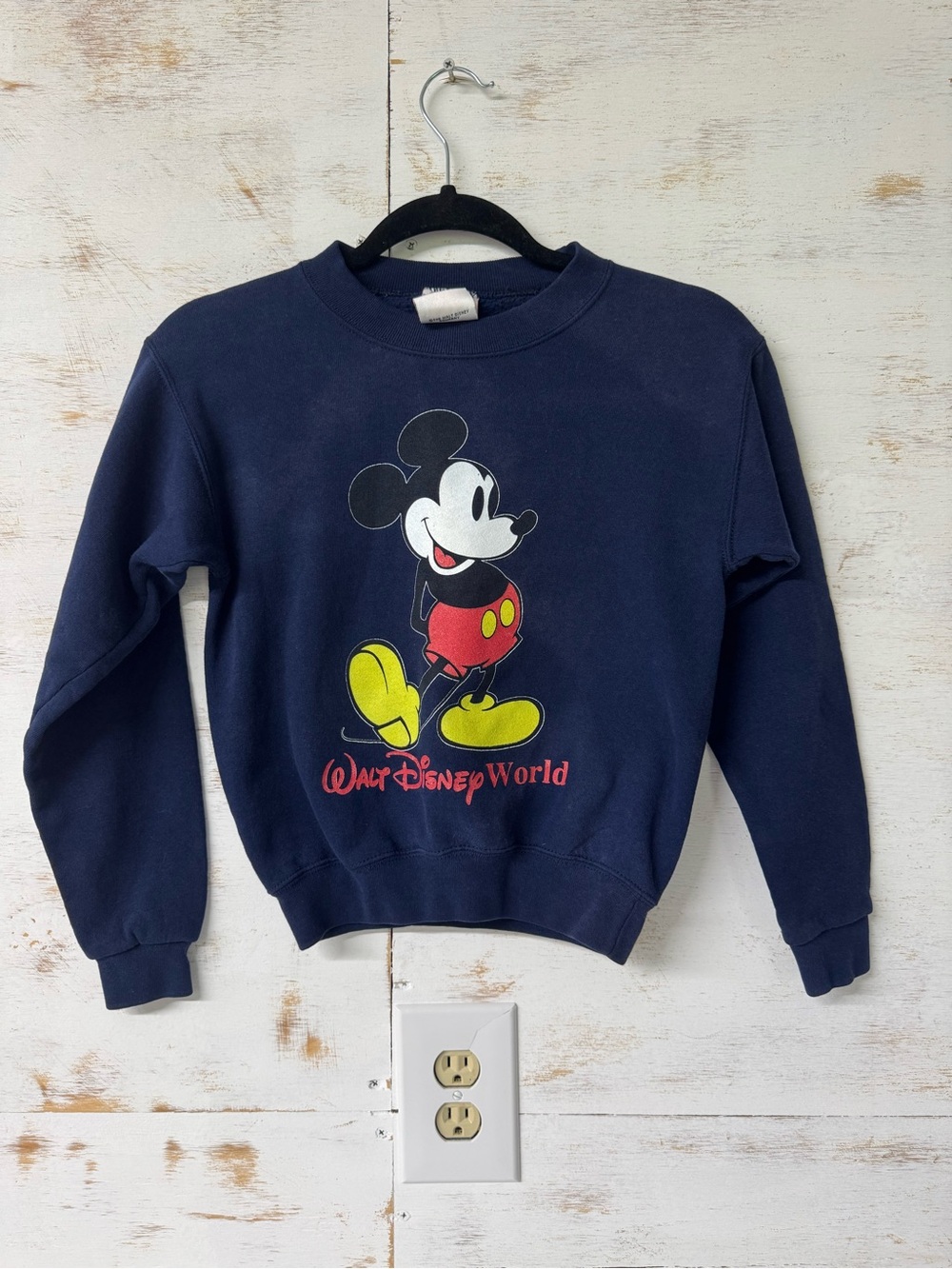 Vintage Walt Disney World Navy Mickey Mouse Sweatshirt
